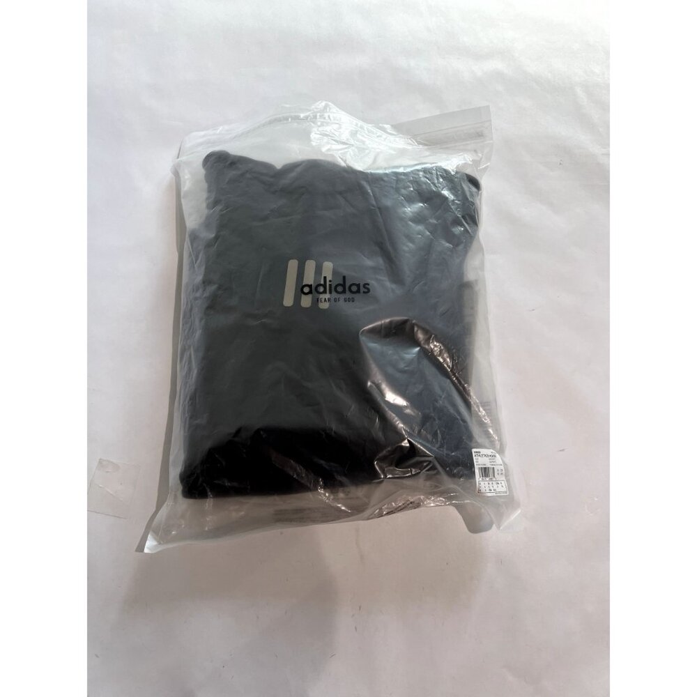 NWT Adidas x Fear of God Athletic Heavy Fleece Hoodie in Black - Picture 2 of 6